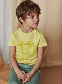 Tee Shirt Manches Courtes Jaune CAZOTAGE1 / 22E3PGF3TMCB104