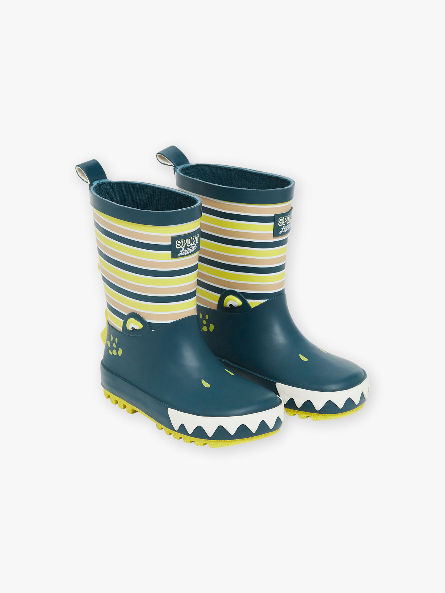 Bottes de pluie vertes en caoutchouc Gar on Sergent Major