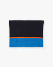 Snood en tricot tricolore DEROULAGE / 22H4PGM2SNO713