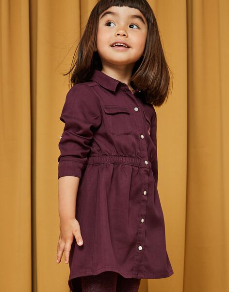 Robe cassis à fronces DROSOETTE 3 / 22H2PFQ3ROBD302