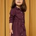 Robe cassis à fronces