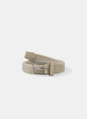 Ceinture beige tressée MREBELAGE / 25E4PGL1CEI806