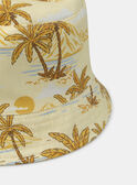 Chapeau reversible jaune et marron MLABOBAGE / 25E4PGK2CHA104