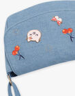 Sac besace denim clair FLYSAETTE / 23E4PFR1BESP272