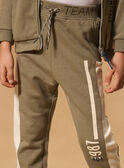 Jogging Kaki et Blanc MMACHIFAGE / 25E3PG52JGBG600