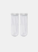 Chaussettes écrues à volants MAFLAVIE / 25E4BFL1SOQ001