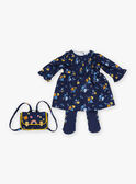 Ensemble pour poupée "Mon Adorable Poupée" robe, collant et sac à dos SMAFA0048TH3 / 23J7GF31HPO099