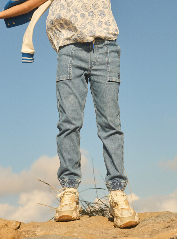 Pantalon confortable en denim MECOULAGE / 25E3PG81JEAP270