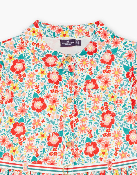 Robe chemise écrue à fleurs FASOLETTE 2 / 23E2PFB2ROB001