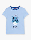 T-shirt avec animation renard en sequins et lettrage DABAGE / 22H3PG51TMCC208