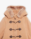 Duffle coat beige foncé DRADUFETTE / 22H2PFM2MANA014