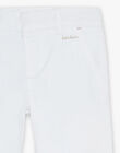 Bermuda blanc à broderie FREPERAGE / 23E3PGI1BER000