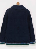 Gilet bleu marine PIAGE / 18H3PGH1GIL713
