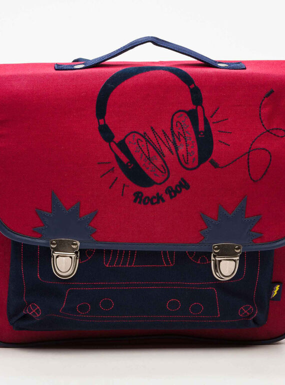 Sac cartable bordeaux PEGUITAGE / 18H4PGD1BES503