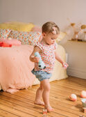 Short en denim bleu bébé fille CAPHILIPA / 22E1BFM1SHOP272