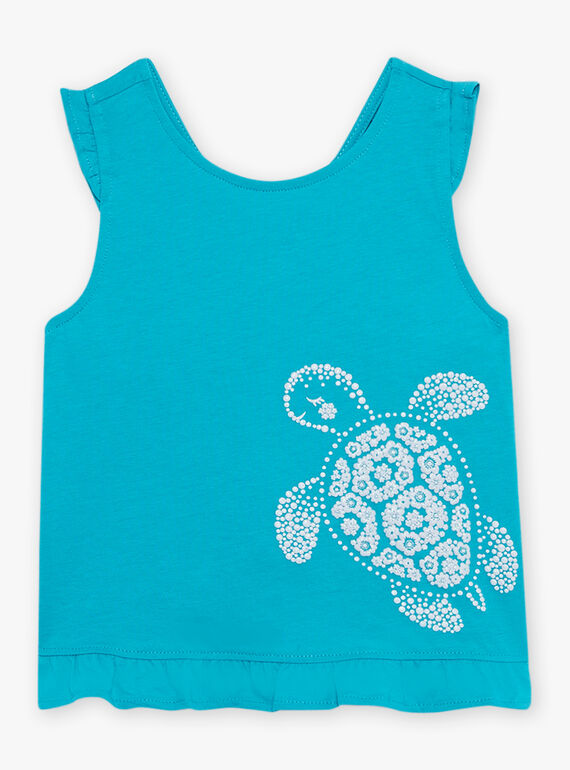 Débardeur Turquoise CAUJERETTE  2 / 22E2PFT1DEB202