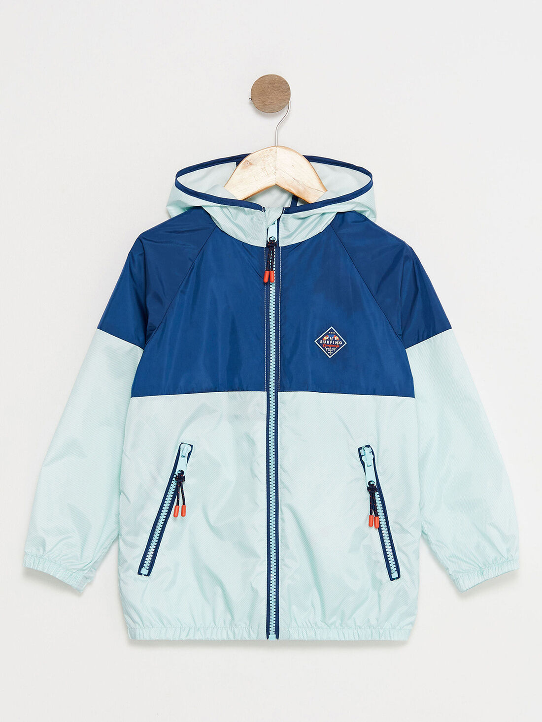 Coupe-vent orange imprimé et bleu garçon : Les Jours Fleuris enfant |  SergentMajor
