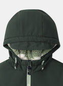 Parka vert sapin Garçon NINUPAGE / 25H3PGE1PARG633