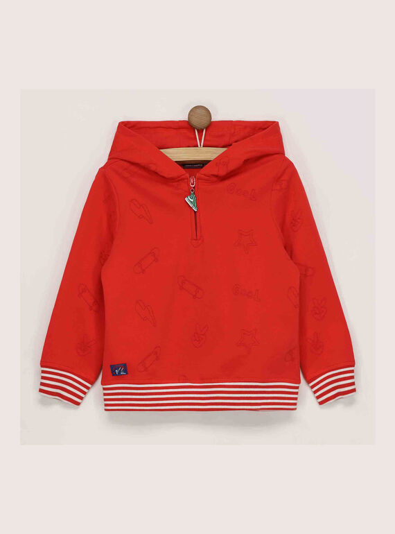 Sweat shirt rouge READIAGE / 19E3PGC2SWE505