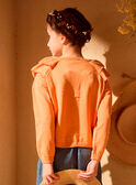 Gilet orange à volants MLOGILETTE / 25E2PFP1CAR400