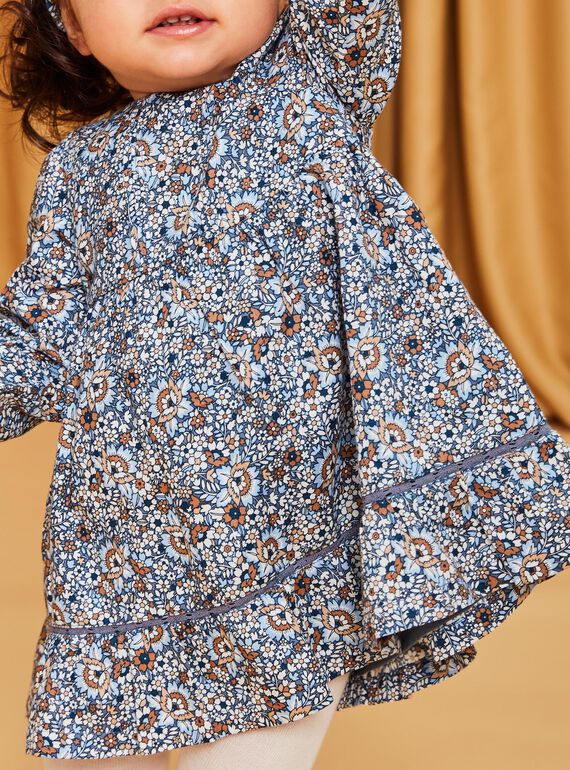 Robe à imprimé fleuri en twill DARENATA / 22H1BFY2ROBC206
