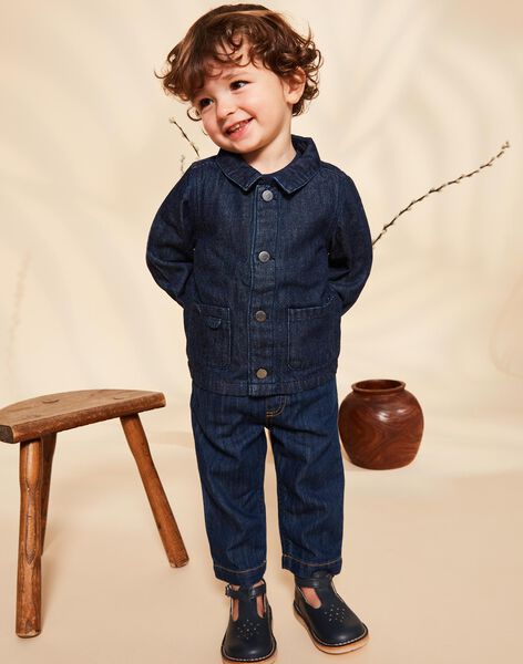Veste bleue en jean à animation oreilles 3D FILEON / 23E1BG52VESP269