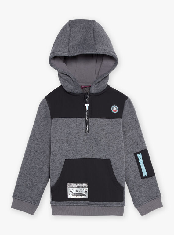 Gilet à capuche à motif fusée DUPOLAGE / 22H3PGZ1SWEJ908