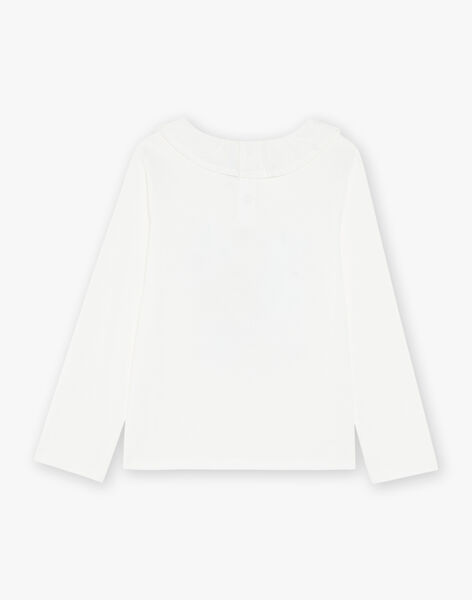 T-shirt écru à collerette FETISHETTE / 23E2PFB1TML001