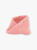 Snood vieux rose en tricot FIMALICE / 23E4BF51SNO817