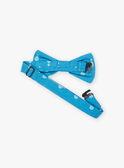 Nud papillon bleu azur en satin fantaisie FREPAPAGE / 23E4PGI1NOEC218
