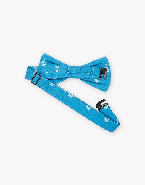 Nud papillon bleu azur en satin fantaisie FREPAPAGE / 23E4PGI1NOEC218