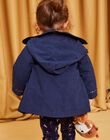 Manteau à capuche 2 en 1 bleu marine DINORA / 22H1BFG1PAR070