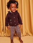 Gilet en tricot prune DAKRISTINE / 22H1BFR1CAR709