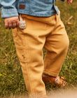 Pantalon en twill jaune FAAKER / 23E1BG81PANB117