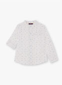 Chemise blanche manches longues retroussables enfant garçon TYWOLAGE / 20E3PGZ2CHM000