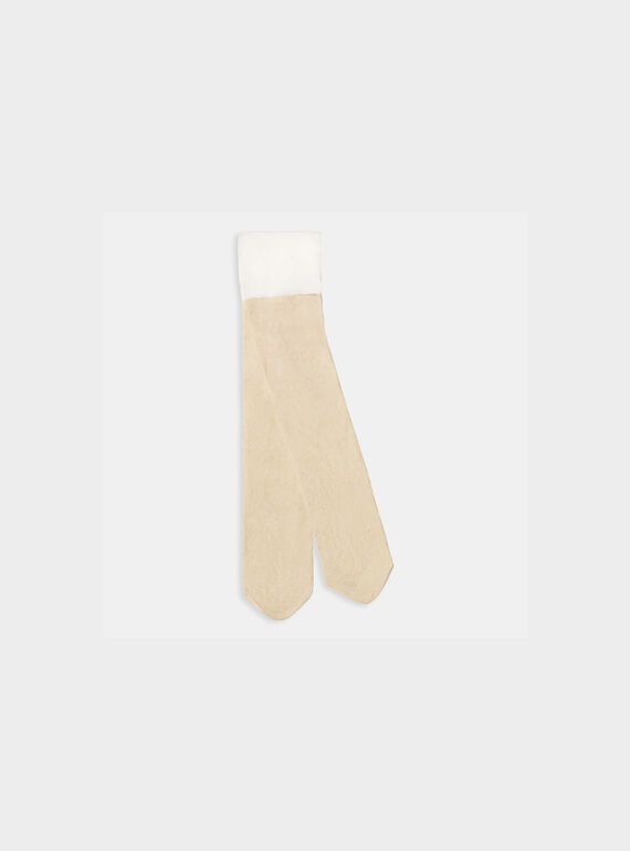 Collant fin écru PAUOR / 18H4BFR1COF001