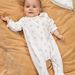Pyjama imprimé pois et petites autruches bébé fille