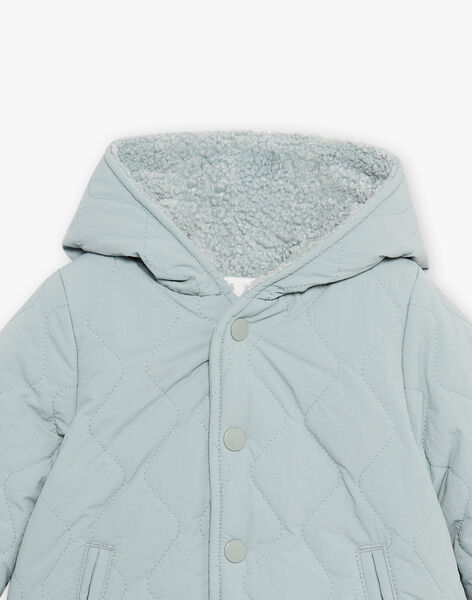 Manteau à capuche Vert-Gris DIOCTAVE / 22H1BGM1VES631