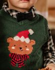 Cardigan sans manches à imprimé Noël DAWILLIAM / 22H1BG61CSM060