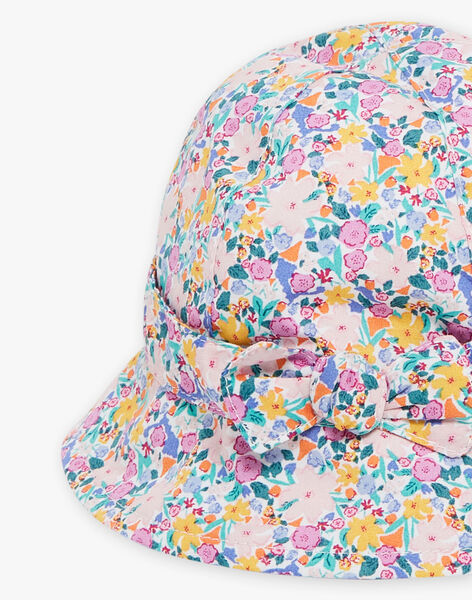 Chapeau écru à imprimé fleuri FASOLINE / 23E4BFS1CHA001