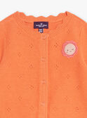 Cardigan orange à manches longues GAANNE / 23H1BF71CARE413
