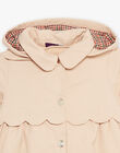 Manteau à capuche café au lait DRAPETTE / 22H2PFG1IMPI820