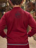 Gilet en maille piquée rouge LARILAGE / 24H3PGR1GIL501