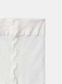 Collants microfibre écru à coeur MOMOUETTE / 25E4PFJ1COL001