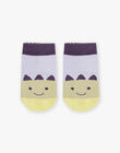 Chaussettes basses multicolores à Jacquard dinosaure FAOBISPO / 23E4BGO1SOBH700