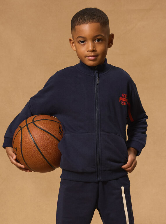 Gilet Bleu Marine Bi-matière MMAFACHAGE / 25E3PG52JGH070