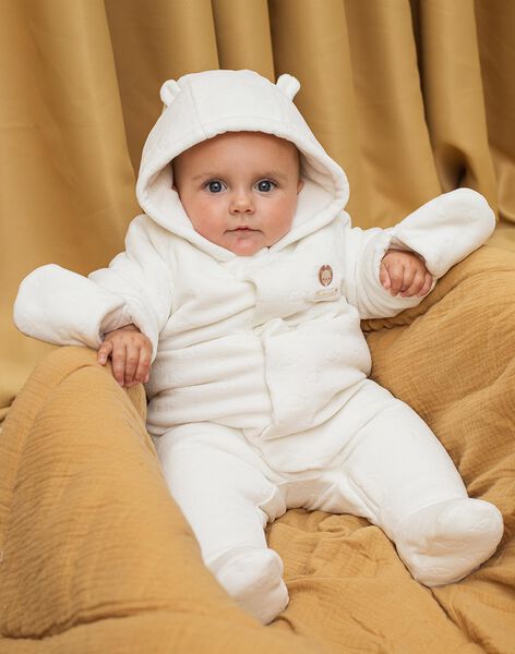 Pilote en velours dévoré bébé mixte DOMINO / 22H0CMH1PIL001