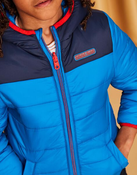 Veste réversible à capuche bleue DIDOUNAGE / 22H3PGV1GIPC238