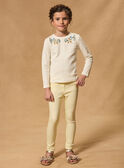 T-shirt marinière jaune sequins MIXMARETTE 2 / 25E2PF52TML001