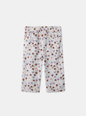 Pantalon évasé imprimé floral MABILLIE / 25E1BF71PAN001
